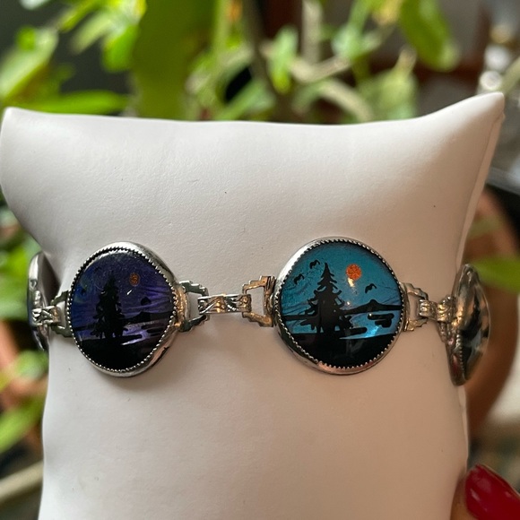 Vintage Sterling Bubble Bracelet - Picture 2 of 4